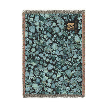 Load image into Gallery viewer, Chrysocolla cotton woven blanket
