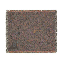 Load image into Gallery viewer, Blue Turquoise cotton woven blanket