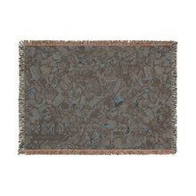 Load image into Gallery viewer, Smoky Quartz cotton woven blanket