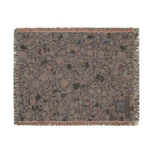 Load image into Gallery viewer, Aquamarine cotton woven blanket