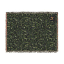 Load image into Gallery viewer, Moldavite woven cotton blanket, 60" × 80"