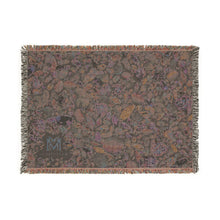 Load image into Gallery viewer, Blue Turquoise cotton woven blanket