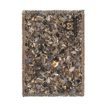 Load image into Gallery viewer, Smoky Quartz cotton woven blanket