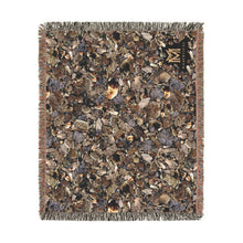 Load image into Gallery viewer, Smoky Quartz cotton woven blanket