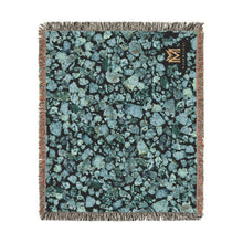 Load image into Gallery viewer, Chrysocolla cotton woven blanket