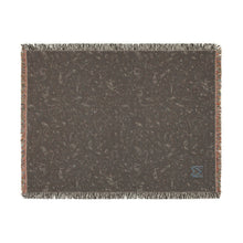 Load image into Gallery viewer, Majestical Black Obsidian Cotton Woven Blanket