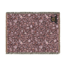 Load image into Gallery viewer, Rose Quartz woven cotton blanket, 60" × 80"
