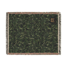 Load image into Gallery viewer, Moldavite woven cotton blanket, 54" × 70"