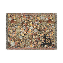 Load image into Gallery viewer, Citrine woven cotton blanket, 52" × 37"