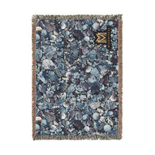 Load image into Gallery viewer, Lapis Lazuli cotton woven blanket