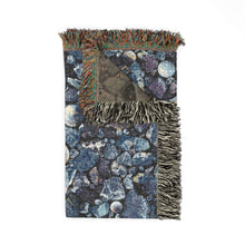 Load image into Gallery viewer, Lapis Lazuli cotton woven blanket