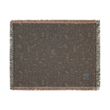 Load image into Gallery viewer, Black Obsidian cotton woven blanket