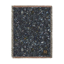 Load image into Gallery viewer, Majestical Sapphire Cotton Woven Blanket
