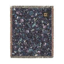 Load image into Gallery viewer, Azurite cotton woven blanket