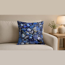 Load image into Gallery viewer, Majestical Lapis Lazuli Cotton Cushion Cover (Cover Only)