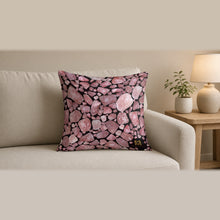 Load image into Gallery viewer, Majestical Rose Quartz Cotton Cushion Cover (Cover Only)