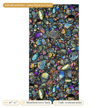 Load image into Gallery viewer, Majestical Crystal Photo Beach Towel