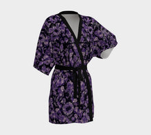 Load image into Gallery viewer, Majestical Silk Kimono Robe — Amethyst