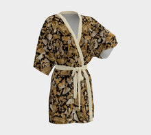 Load image into Gallery viewer, Majestical Silk Kimono Robe — Champagne Quartz