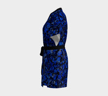 Load image into Gallery viewer, Majestical Silk Kimono Robe — Sapphire