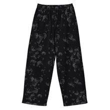 Load image into Gallery viewer, Majestical Cotton Wide-Leg Pants – Obsidian