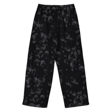 Load image into Gallery viewer, Majestical Cotton Wide-Leg Pants – Obsidian