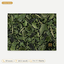 Load image into Gallery viewer, Moldavite cotton sateen pillowcase, flat view of the print