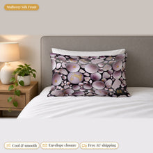 Load image into Gallery viewer, Majestical Phosphosiderite mulberry silk pillowcase: mulberry silk front, cool and smooth, envelope closure, free Australian shipping