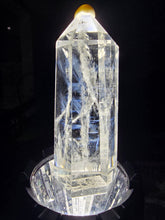 Load image into Gallery viewer, Blue Needle in Clear Quartz Point (74g)
