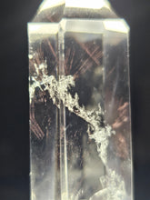 Load image into Gallery viewer, Red Angel Needle in Clear Quartz Point