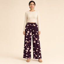 Load image into Gallery viewer, Majestical Cotton Wide-Leg Pants – Rose Quartz