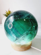 Load image into Gallery viewer, Dendritic Rainbow Fluorite Sphere