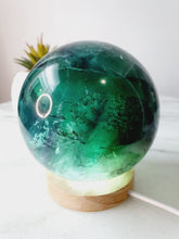 Load image into Gallery viewer, Dendritic Rainbow Fluorite Sphere