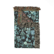 Load image into Gallery viewer, Chrysocolla cotton woven blanket
