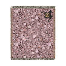 Load image into Gallery viewer, Rose Quartz cotton woven blanket

