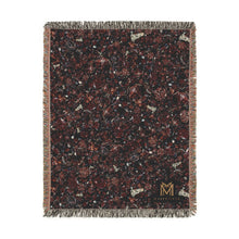 Load image into Gallery viewer, Garnet cotton woven blanket
