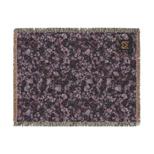 Load image into Gallery viewer, Amethyst woven cotton blanket, 60" × 80"
