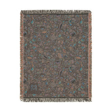 Load image into Gallery viewer, Labradorite cotton woven blanket
