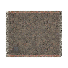 Load image into Gallery viewer, Lapis Lazuli cotton woven blanket
