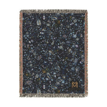Load image into Gallery viewer, Sapphire cotton woven blanket
