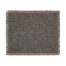 Load image into Gallery viewer, Garnet cotton woven blanket

