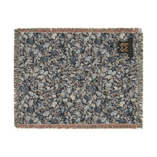 Load image into Gallery viewer, Clear Quartz woven cotton blanket, 54" × 70"
