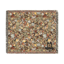 Load image into Gallery viewer, Citrine woven cotton blanket, 60" × 50"
