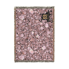Load image into Gallery viewer, Rose Quartz cotton woven blanket
