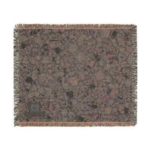 Load image into Gallery viewer, Aquamarine cotton woven blanket
