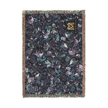 Load image into Gallery viewer, Azurite cotton woven blanket
