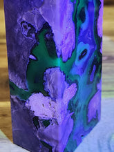 Load image into Gallery viewer, Fluorescent Fire Agate Obelisk (421g)
