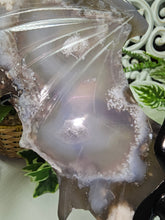 Load image into Gallery viewer, Black Flower Agate Angel &amp; Demon Wings (659g)
