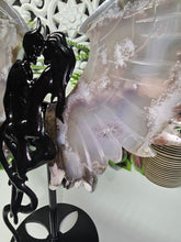 Load image into Gallery viewer, Black Flower Agate Angel &amp; Demon Wings (659g)
