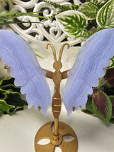 Load image into Gallery viewer, Blue Lace Agate Butterfly Wings (197g)
